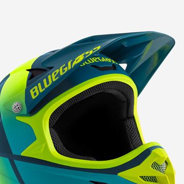 Picture of INTOX VISOR PETROL BLUE FLUO YELLOW